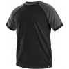 Pánské Tričko Tričko s krátkým rukávem OLIVER černo-šedé
