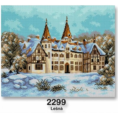 Předloha vyšívací 40 x 50 cm 2299 zámek Lešná – Zboží Dáma Předloha vyšívací 40 x 50 cm 2299 zámek Lešná – Zboží Dáma