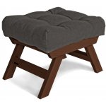 MarLiving Taburet BREEZIO 03 55 cm z masivu/šedý – Zboží Dáma