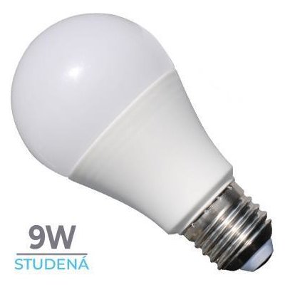 HEDA LED žárovka koule E27 9W 820lm Studená bílá 6500K