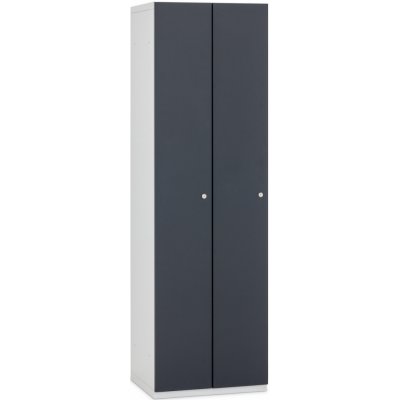 Triton 2 dveřová Modular 1970 x 600 x 500 mm kov Cylindrický zámek Burg do kovu kov šedá RAL 7035 kov šedá RAL 7035