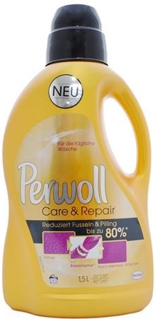Recenze Perwoll Care & Repair gel na bílé i barevné prádlo 1,5 l 20 PD -  Heureka.cz