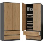TP Living Malwa 90 cm antracit/dub artisan II – Sleviste.cz