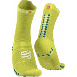 Compressport Pro Racing Socks v4.0 Run High Primerose/Fjord Blue