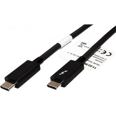 Roline 11.02.9042 Thunderbolt 3, USB C(M) - USB C(M), 20Gb/s, PD 20V/5A, černý