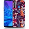 Pouzdro a kryt na mobilní telefon Realme Pouzdro Picasee silikonové Realme 5 - Purple Leaf čiré