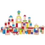 Viga dřevěná stavebnice 100 kostek – Zboží Mobilmania