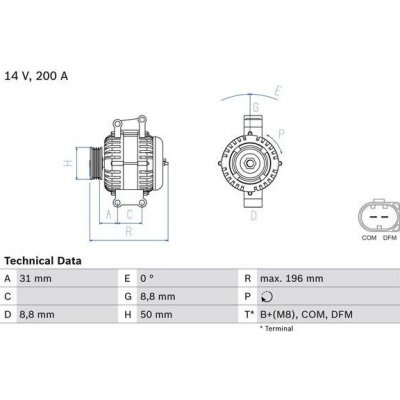 generátor BOSCH 0 986 047 490 – Zbozi.Blesk.cz