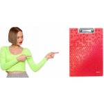 Leitz Wow A4 zavírací deska s klipem červená – Hledejceny.cz