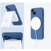 Pouzdro a kryt na mobilní telefon Pouzdro AppleMix Apple iPhone 14 - podpora MagSafe - silikonové - modré