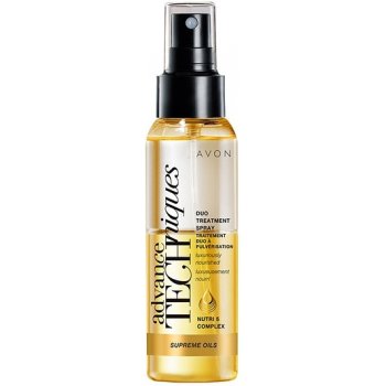 Avon Advance Techniques Duo Treatment Spray intenzivní vyživující duální sprej s luxusními oleji pro všechny typy vlasů 100 ml