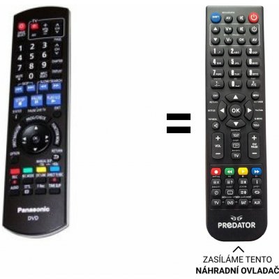 Dálkový ovladač Predátor Panasonic N2QAYB000463 – Zboží Živě