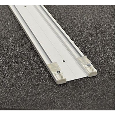 Venda kolejnicová garnýž hliníková komplet Duo 093 click hlinik 100 cm – Sleviste.cz