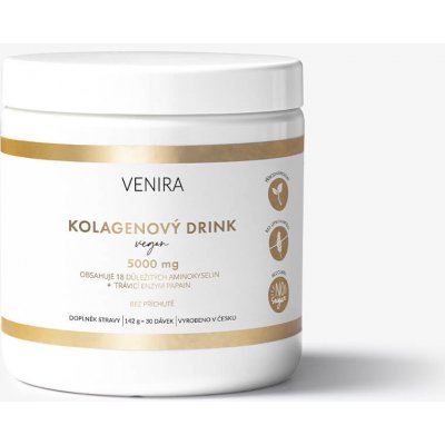 Venira veganský kolagenový drink pro vlasy, nehty a pleť bez příchutě 150 g – Hledejceny.cz