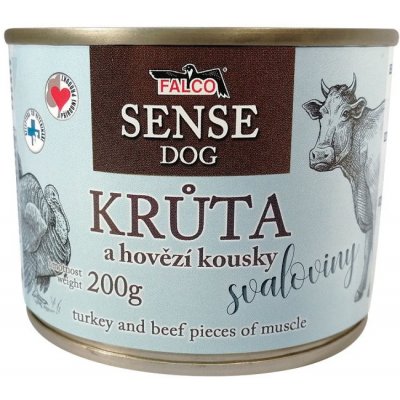 Sokol Falco Sense Dog krůta a hovězí 200 g – Sleviste.cz