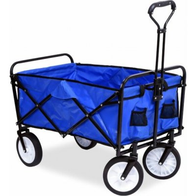 Pro-Tech shop Zahradní skládací vozík - modrý 116x54x90cm 62382 WOZ3556 – Sleviste.cz
