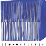 pilníky jehlové Ajax dvanáctidílná Sada 140/2 – Hledejceny.cz