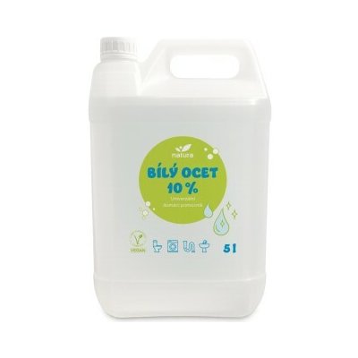 Natura Bílý ocet 10% 5 l – Zboží Mobilmania