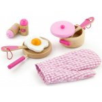 Viga dřevěné nádobí snídaně růžové – Hledejceny.cz