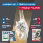 Frontline Spot-On Cat 3 x 0,5 ml a Frontcontrol Wormer 230/20 mg pro kočky 2 tbl – Hledejceny.cz