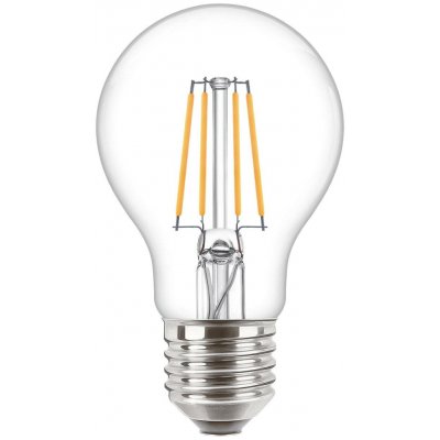 Philips LED žárovka E27 4,3W 2700K 230V A60 CL P347168 – Hledejceny.cz