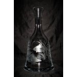 LsG-Crystal Láhev na whisku a koňak ručně broušená/ rytá dekor Šípek zabroušená zátka original balení LA-914 1000ml – Zboží Dáma