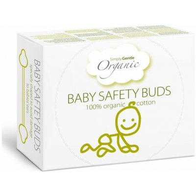 Simply Gentle organické dětské vatové tyčinky 60 ks – Hledejceny.cz
