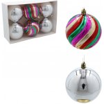 Pro-Tech shop Sada 6 vánočních ozdob mix vzorů 8cm Christmas Dream 69784 – Hledejceny.cz