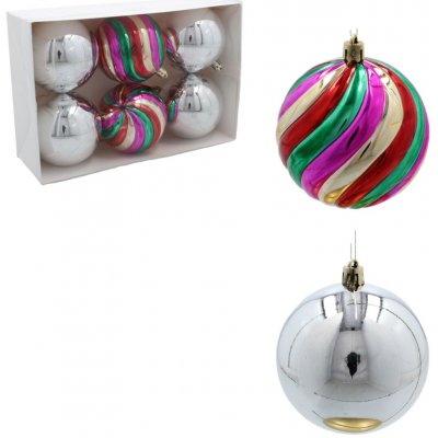 Pro-Tech shop Sada 6 vánočních ozdob mix vzorů 8cm Christmas Dream 69784 – Hledejceny.cz