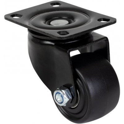 Walteco Přístrojové kolečko otočné pro tvrdé podlahy, průměr 50 mm, nosnost 100 kg, černá , 2815 – Zboží Mobilmania