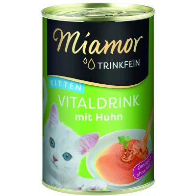 Miamor Trinkfein Vitaldrink nápoj pro koťata kuřecí maso 135 ml – Sleviste.cz