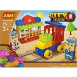 Kathay-Haster 2 Stavebnice Jumei City vláček 23 dílků 26x19cm – Hledejceny.cz