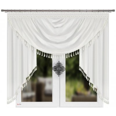 BytoTex Hotová záclona Augustina, 400x150cm – Hledejceny.cz