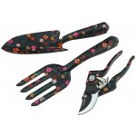 Sada zahradního nářadí 3ks Dark Flowers – Zboží Dáma