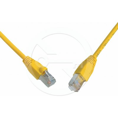 Solarix C5E-315YE-7MB patch CAT5E SFTP PVC, 7m, žlutý