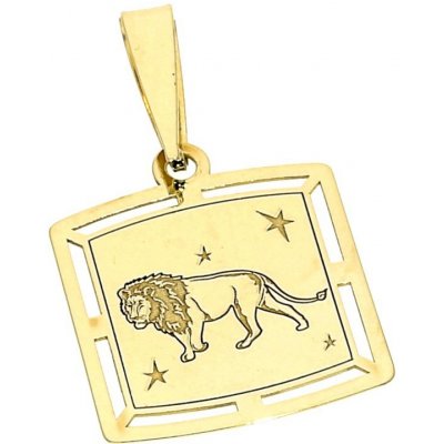 Goldstore Zlatý přívěsek ve znamení lev 1.23.ZN066906 – Zboží Mobilmania