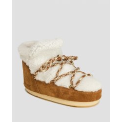 Moon Boot Pumps Shearling sněhule hnědá