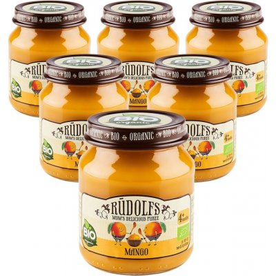 Rudolfs BIO mango 6 x 120 g – Zboží Mobilmania