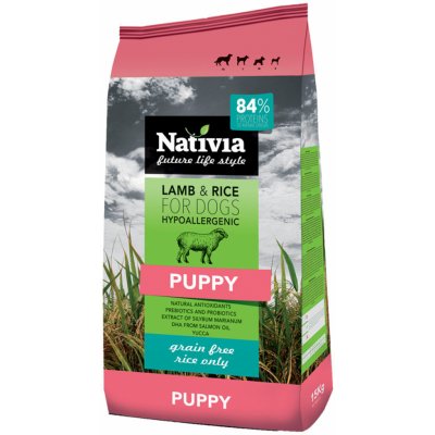 Nativia Puppy Lamb & Rice 2 x 15 kg – Zboží Mobilmania