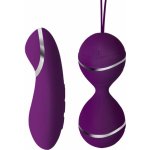 SuperLove Remote Controlled Vibrating Love Balls Purple – Zboží Dáma