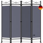 Casaria Lucca 108188 Paraván antracit 180 x 163 cm – Hledejceny.cz