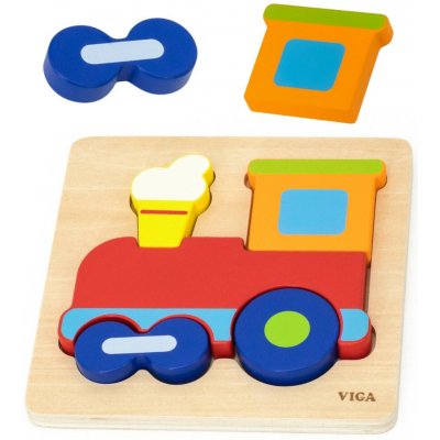 Viga puzzle mašinka 9 dílů – Zboží Mobilmania