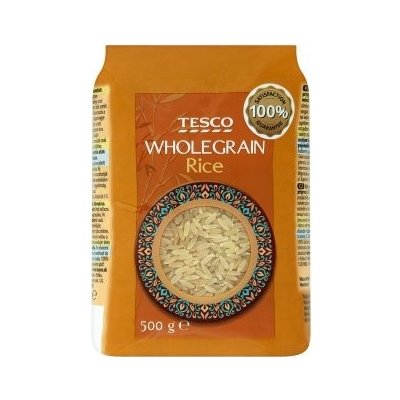 Tesco Wholegrain rýže pololoupaná 0,5 kg – Hledejceny.cz