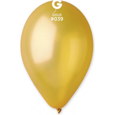 Gemar #039 Balónek 26 cm 10" zlatý – Zboží Dáma