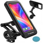 Trizand 27618 Držák telefonu na kolo, voděodolný, 360°, černý – Zboží Mobilmania
