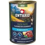 Ontario Adult kachní pate s příchutí brusinek 400 g – Hledejceny.cz