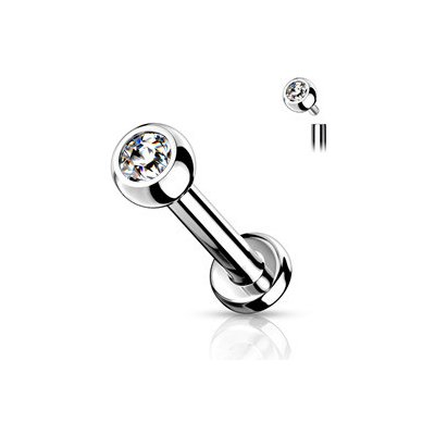Šperky4U piercing do brady titan vnitřní závit TIT1010C-12103 – Zboží Dáma