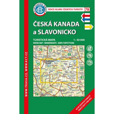 KČT 78 Česká Kanada a Slavonicko 1:50 000 – Zboží Mobilmania