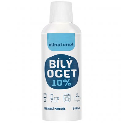 Allnature Bílý ocet 10% 1000 ml – Zboží Dáma