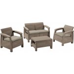 Keter CORFU Set zahradní, cappuccino/béžová 17197361 – Hledejceny.cz
